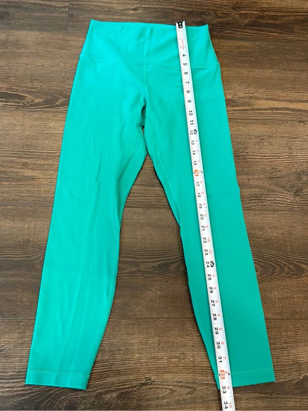 Lululemon High-Waist Teal Cascadia Green 25” Align Leggings size 6